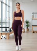 Legging & Top Set - Prune Nocturne